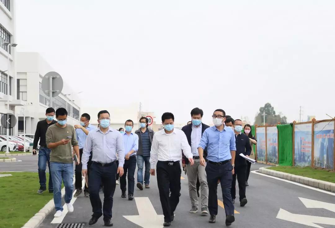 顺德区委副书记、区长彭聪恩一行调研ROYAL皇家88环境顺德环保科技产业园